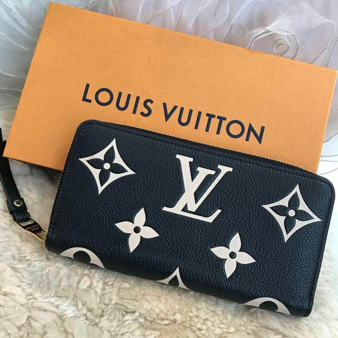 LOUIS VUITTON(ルイヴィトン)の☆美品☆ルイ・ヴィトン　モノグラム・アンプラント　ジッピーウォレット　バイカラー レディースのファッション小物(財布)の商品写真