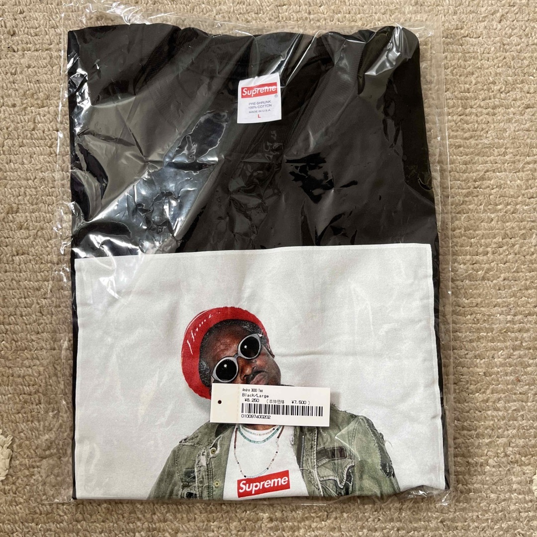 supreme Andr 3000 Tee Black Large