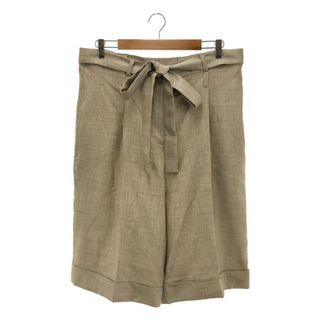 【新品】  Gabriela Hearst / ガブリエラ ハースト | JUDY SHORTS ウール シルク ベルテッド ショートパンツ | 48 | ベージュ | レディース(その他)