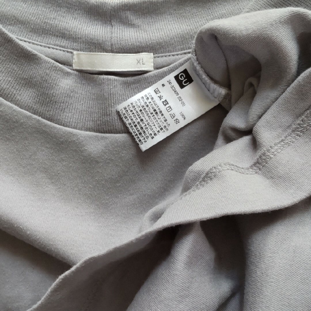 GU(ジーユー)のGU スムースTシャツ XL レディースのトップス(Tシャツ(半袖/袖なし))の商品写真