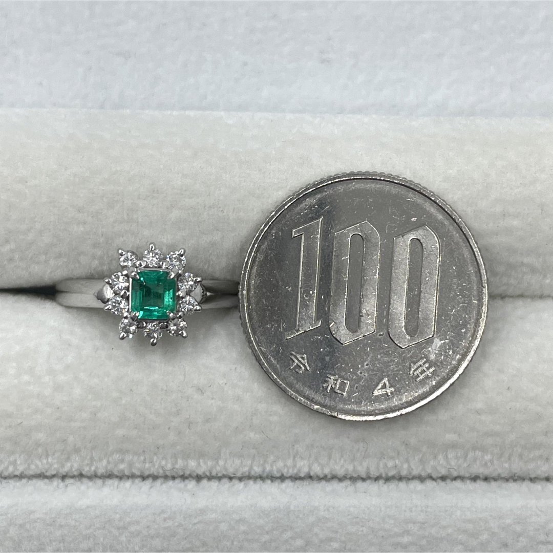 pt900 0.24ct ダイヤ0.23ct リング