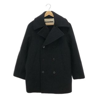 その他JIL SANDER+ / ジルサンダープラス | ウールメルトン ダブル ピーコート | 34 | ネイビー | レディース