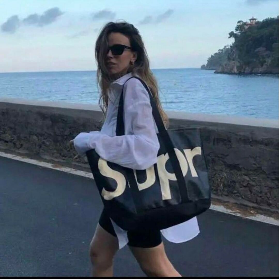 Supreme Raffia Tote