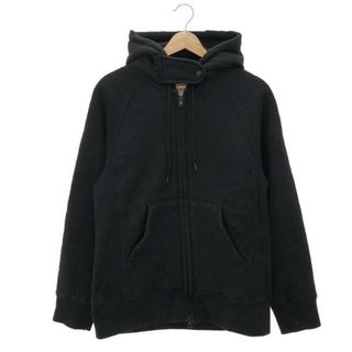 エンジニアードガーメンツ(Engineered Garments)のEngineered Garments / エンジニアドガーメンツ | WORKADAY サーマルライナー ジップアップ パーカー | L | ブラック | メンズ(スウェット)