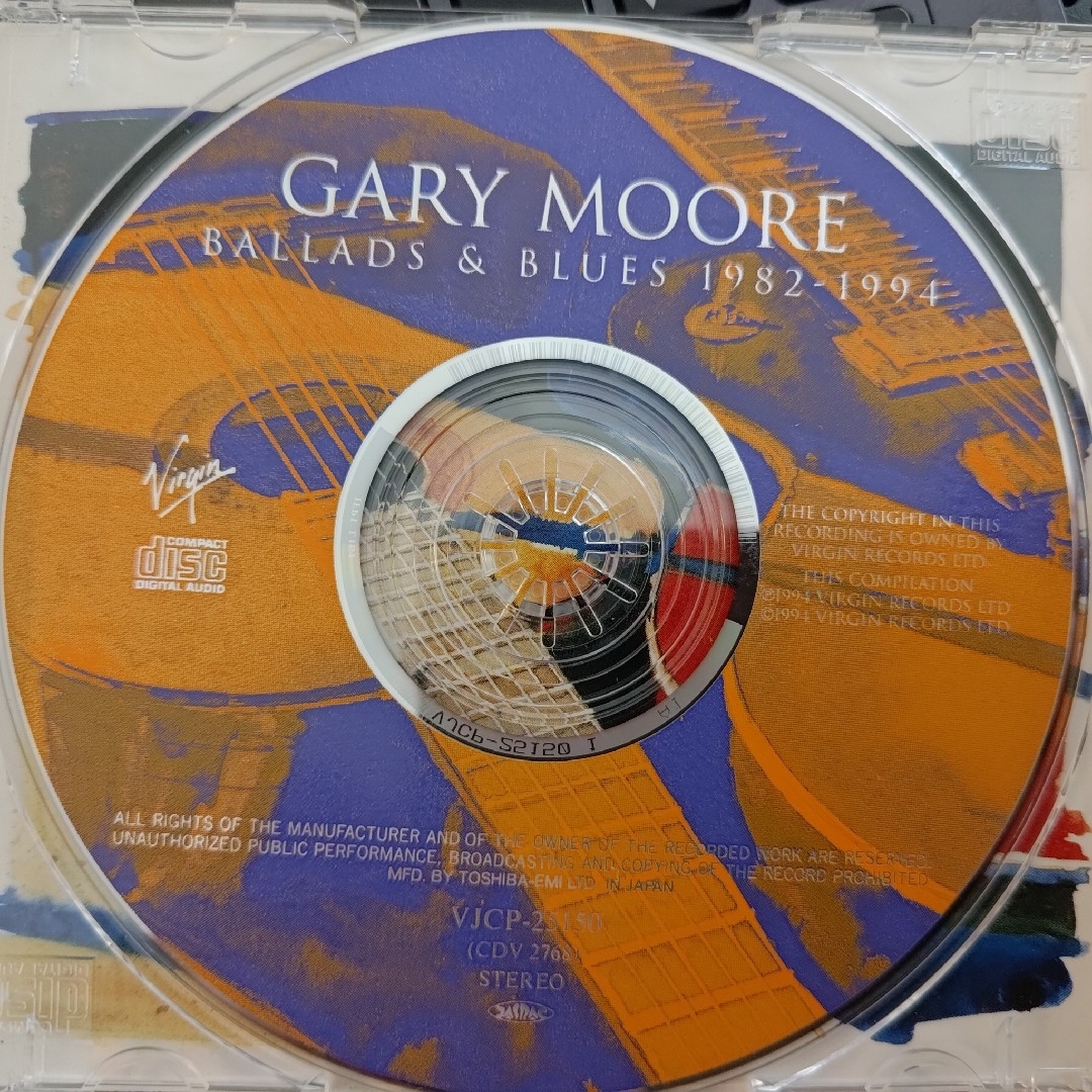 【中古】Gary Moore Ballads&Blues1982-1994 エンタメ/ホビーのCD(ポップス/ロック(洋楽))の商品写真