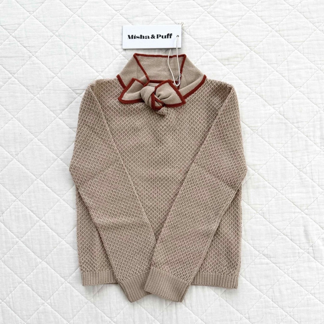 Mishau0026Puff Bow Scout Sweater 4y アラバスター-