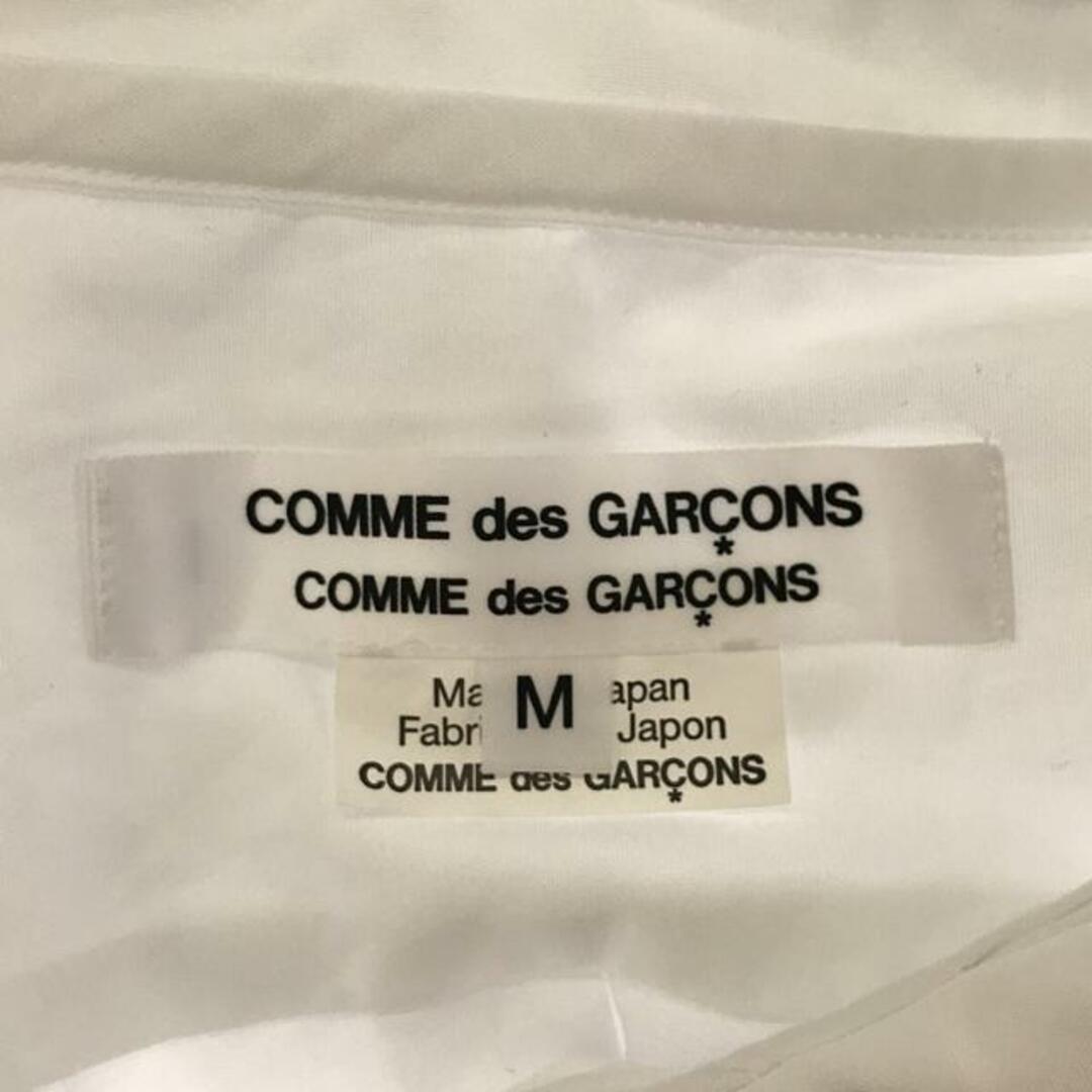【美品】  COMME des GARCONS COMME des GARCONS / コムコム | 2022AW / AD2022 | ビッグフリルカラー ロングシャツ | M | ホワイト | レディース 4