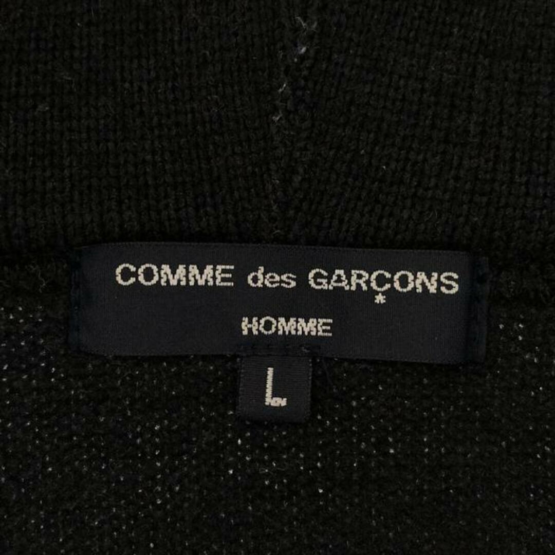 【美品】  COMME des GARCONS HOMME / コムデギャルソンオム | 2021AW | ジップアップフリースパーカー | L | ブラック | メンズ 4