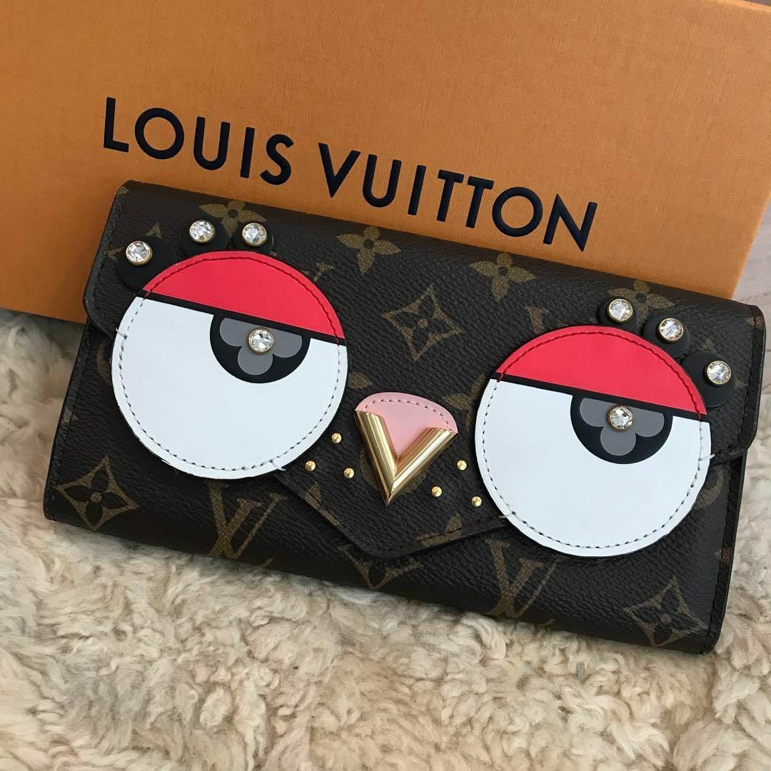 LOUIS VUITTON(ルイヴィトン)の☆未使用品☆ルイ・ヴィトン　モノグラム　ラブリーバード　ポルトフォイユ・サラ　鳥 レディースのファッション小物(財布)の商品写真