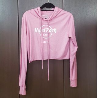 ハードロックカフェ(Hard Rock CAFE)の【美品】ハードロックカフェ　ショート丈ロンT(Tシャツ(長袖/七分))