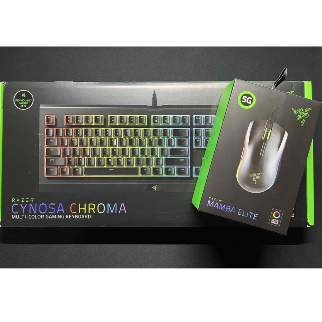 Razer CYNOSA CHROMA＋MAMBA ELITEセット