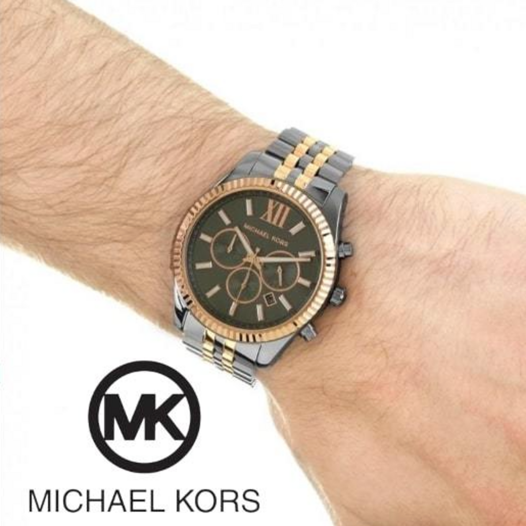 0827 マイケルコース 腕時計 シック メンズ ブラック