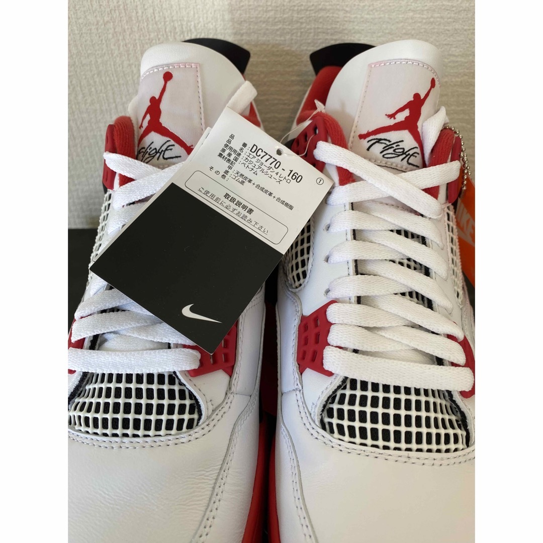 NIKE AIR JORDAN 4 RETRO FIRE RED 29cm