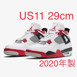 ナイキ(NIKE)のNIKE AIR JORDAN 4 RETRO FIRE RED 29cm(スニーカー)