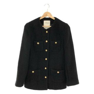 【美品】  L'Appartement / アパルトモン | 2022SS | Long Tweed Jacket | 38 | ブラック | レディース(その他)