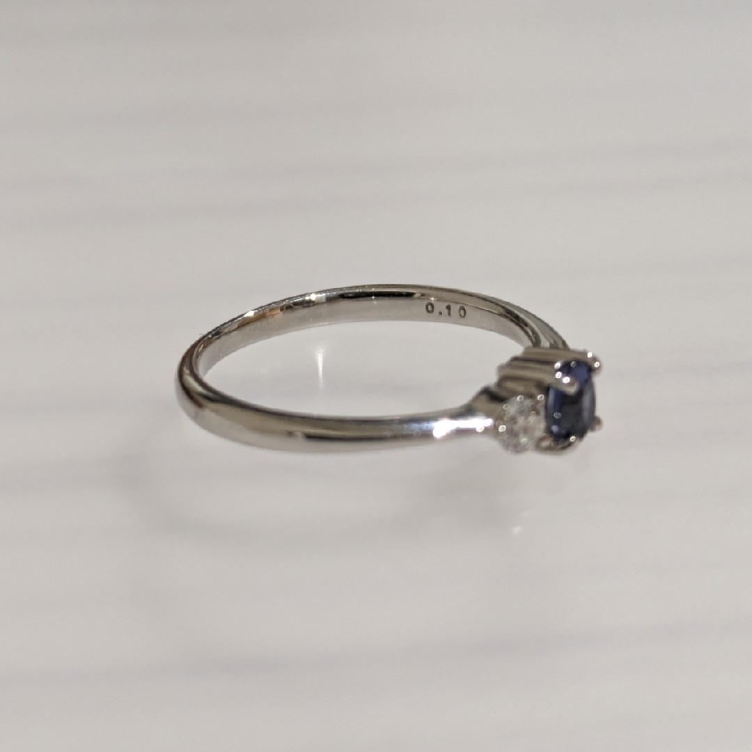 ベニトアイト0.2ct　#6 指輪 レディースのアクセサリー(リング(指輪))の商品写真