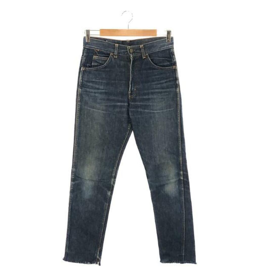 Levi's / リーバイス | 1970s | 60s ～ 70s VINTAGE ヴィンテージ 606 BigE オレンジタブ スリム テーパード デニムパンツ | インディゴ | メンズバック右ポケットリペア跡