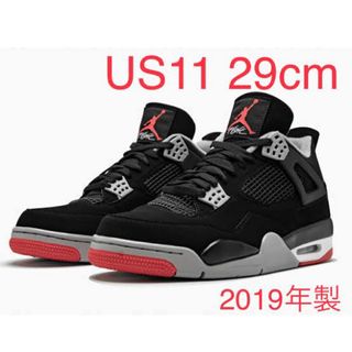 ナイキ(NIKE)のNIKE AIR JORDAN 4 RETRO BRED 29cm 2019(スニーカー)