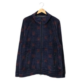 ニードルス(Needles)のNeedles / ニードルス | 2022AW | Track Jacket - C/PE Papillon Velour［LQ237］/ パピヨン ベロア トラックジャケット | L | Navy/Bordeaux | メンズ(その他)