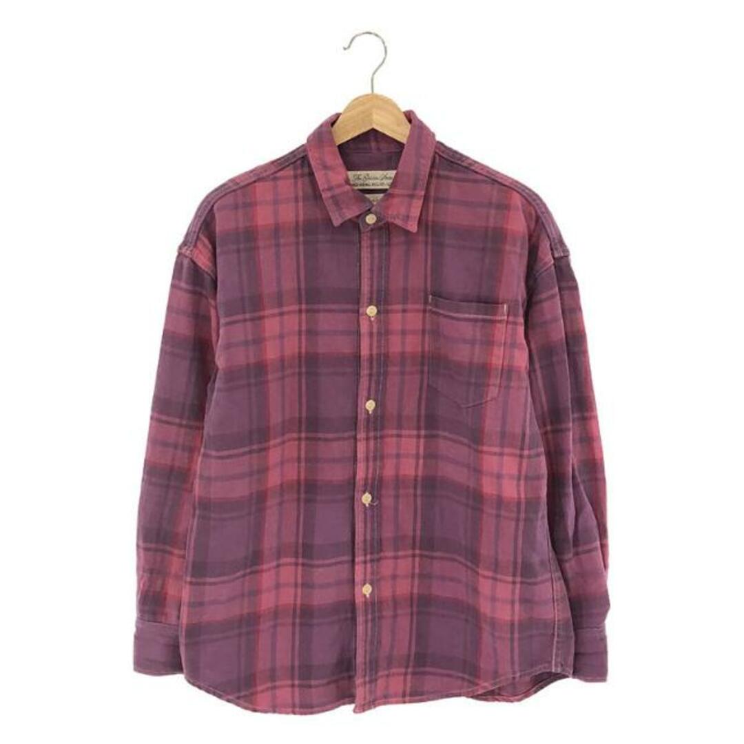 REMI RELIEF / レミレリーフ | アパルトモン取扱 Check Shirt | F | ピンク | レディースシャツ/ブラウス(長袖/七分)