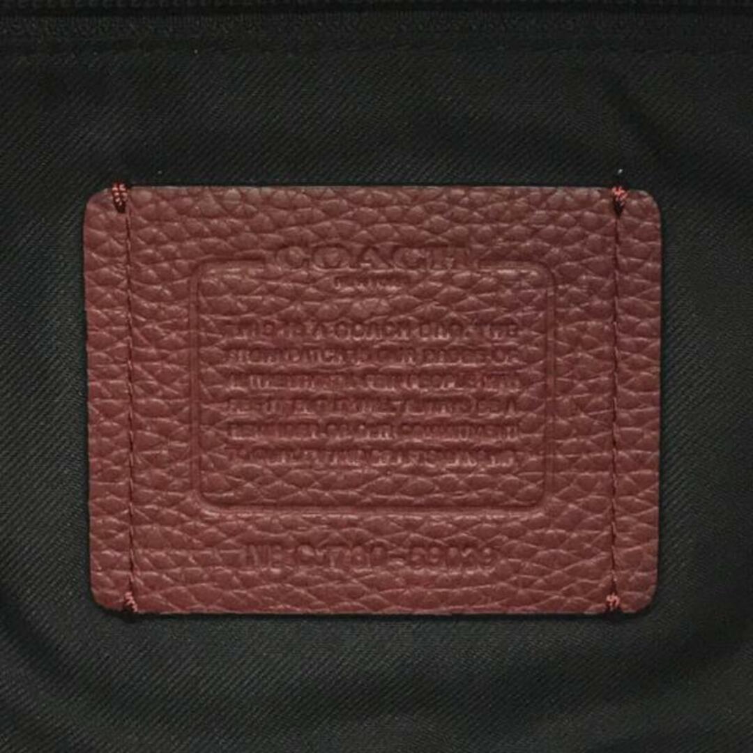 【美品】  COACH / コーチ | 59039 マンハッタン スエード切替 レザーバックパック リュック / 裏地総柄 | ー | ボルドー | メンズ