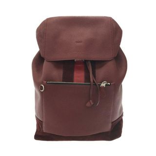 コーチ(COACH)の【美品】  COACH / コーチ | 59039 マンハッタン スエード切替 レザーバックパック リュック / 裏地総柄 | ー | ボルドー | メンズ(バッグパック/リュック)