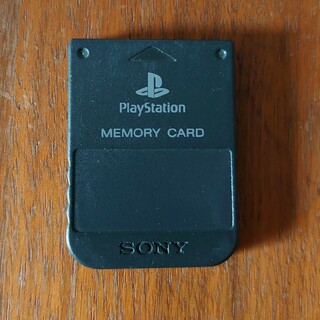 プレイステーション(PlayStation)のプレイステーション メモリーカード 黒 ブラック(その他)