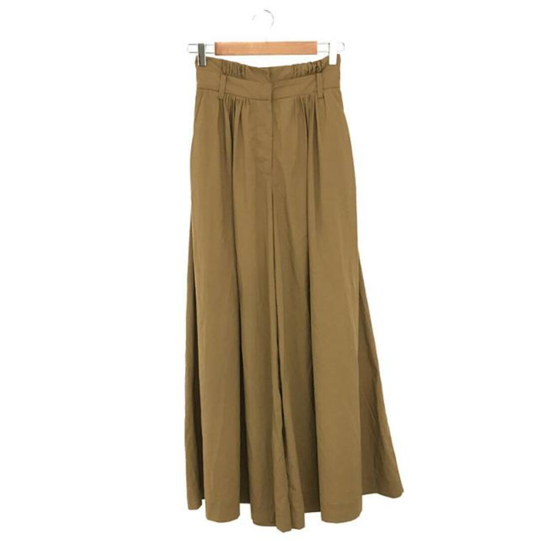 Ameri VINTAGE(アメリヴィンテージ)のAmeri VINTAGE / アメリヴィンテージ | LOGO BELT WIDE PANTS ワイドパンツ | M | カーキ | レディース レディースのパンツ(その他)の商品写真