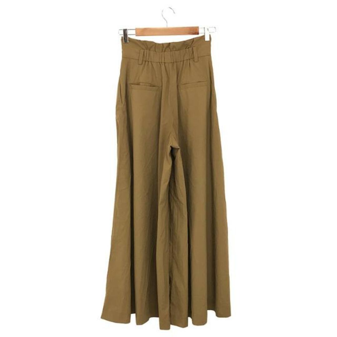 Ameri VINTAGE(アメリヴィンテージ)のAmeri VINTAGE / アメリヴィンテージ | LOGO BELT WIDE PANTS ワイドパンツ | M | カーキ | レディース レディースのパンツ(その他)の商品写真