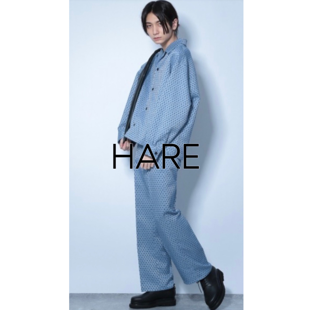 新品】HARE コモンガラジャガード ジャケットパンツ セットアップ S