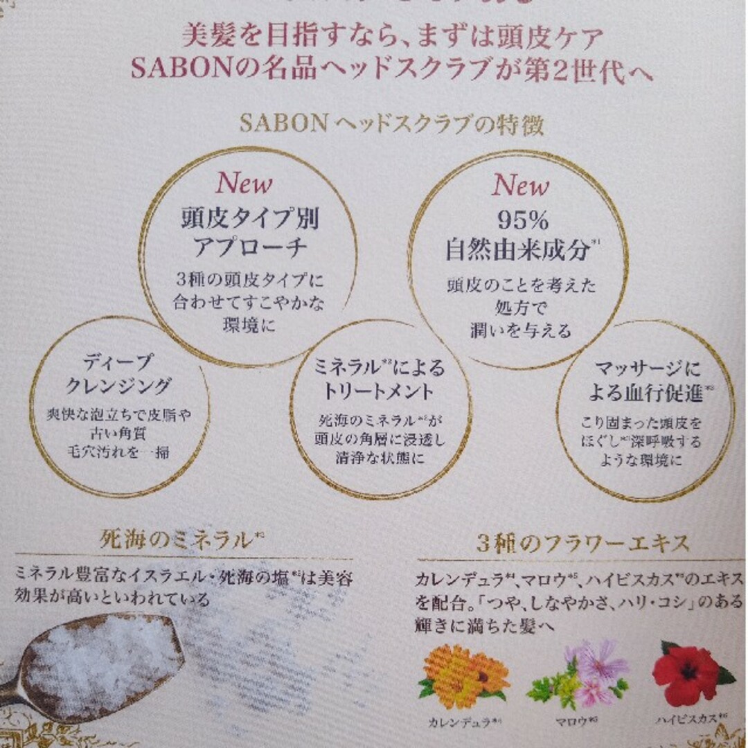 サボン　SABON ヘッドスクラブサンプル2枚