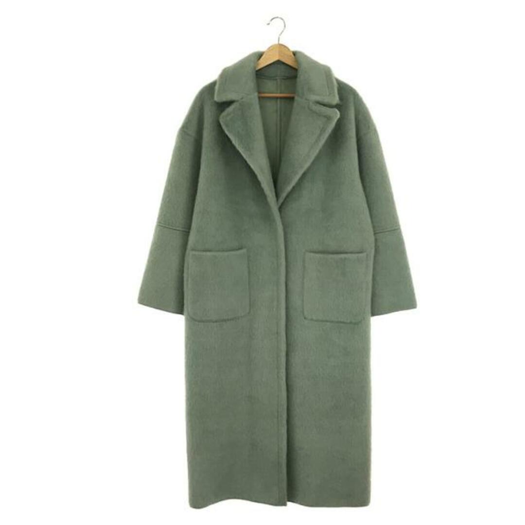 Ameri VINTAGE / アメリヴィンテージ | BLANKET LIKE FAKE MOUTON COAT フェイク ムートン コート | グリーン | レディース