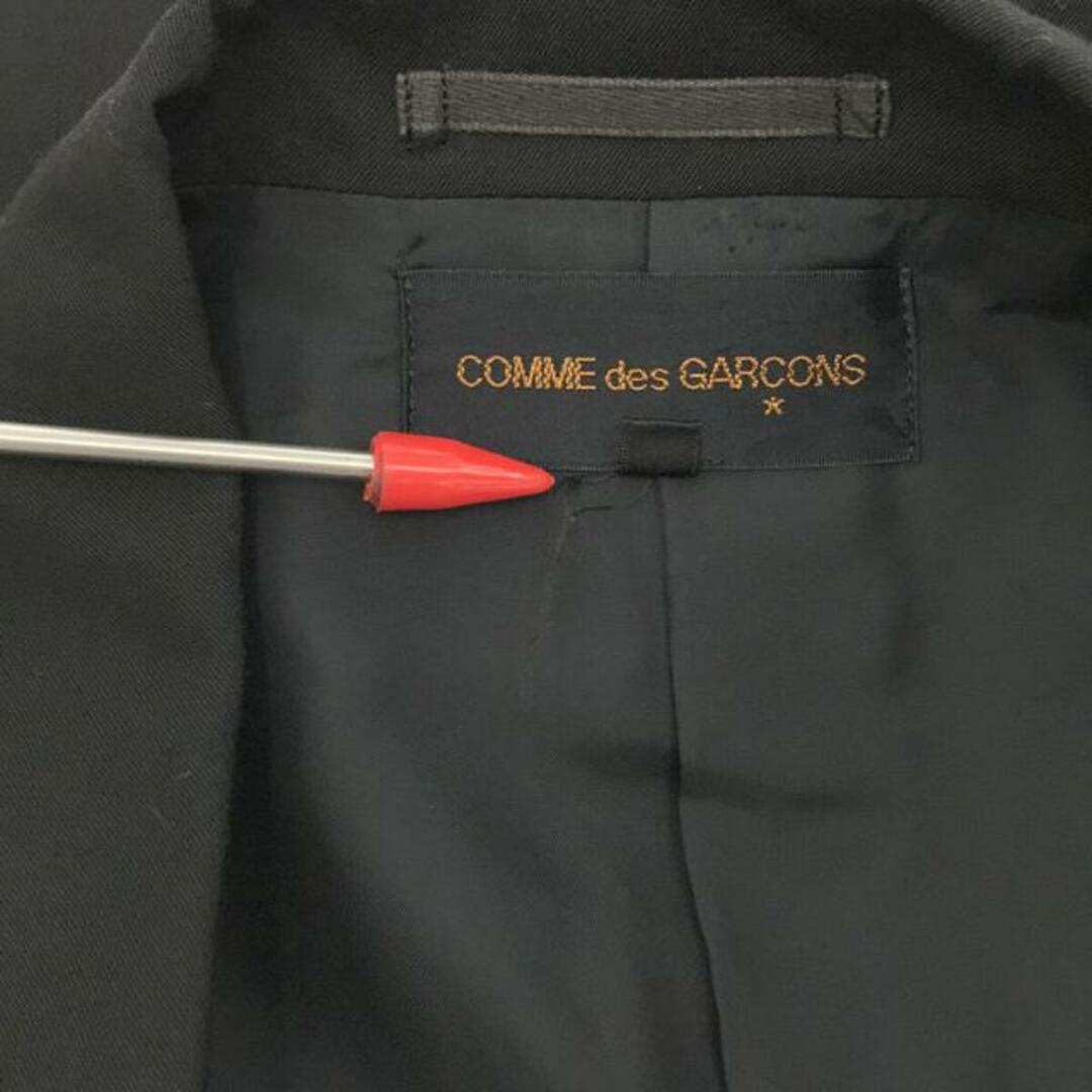 COMME des GARCONS / コムデギャルソン | 80s ヴィンテージ ウールギャバ ダブル テーラードジャケット | M | ブラック  | レディース