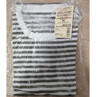 ムジルシリョウヒン(MUJI (無印良品))の無印良品　Tシャツ　グレー　XS(Tシャツ(半袖/袖なし))