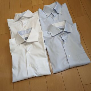 スーツカンパニー(THE SUIT COMPANY)の【Cucitura】クチチューラ 半袖ワイシャツ スリムフィット　4枚(シャツ)