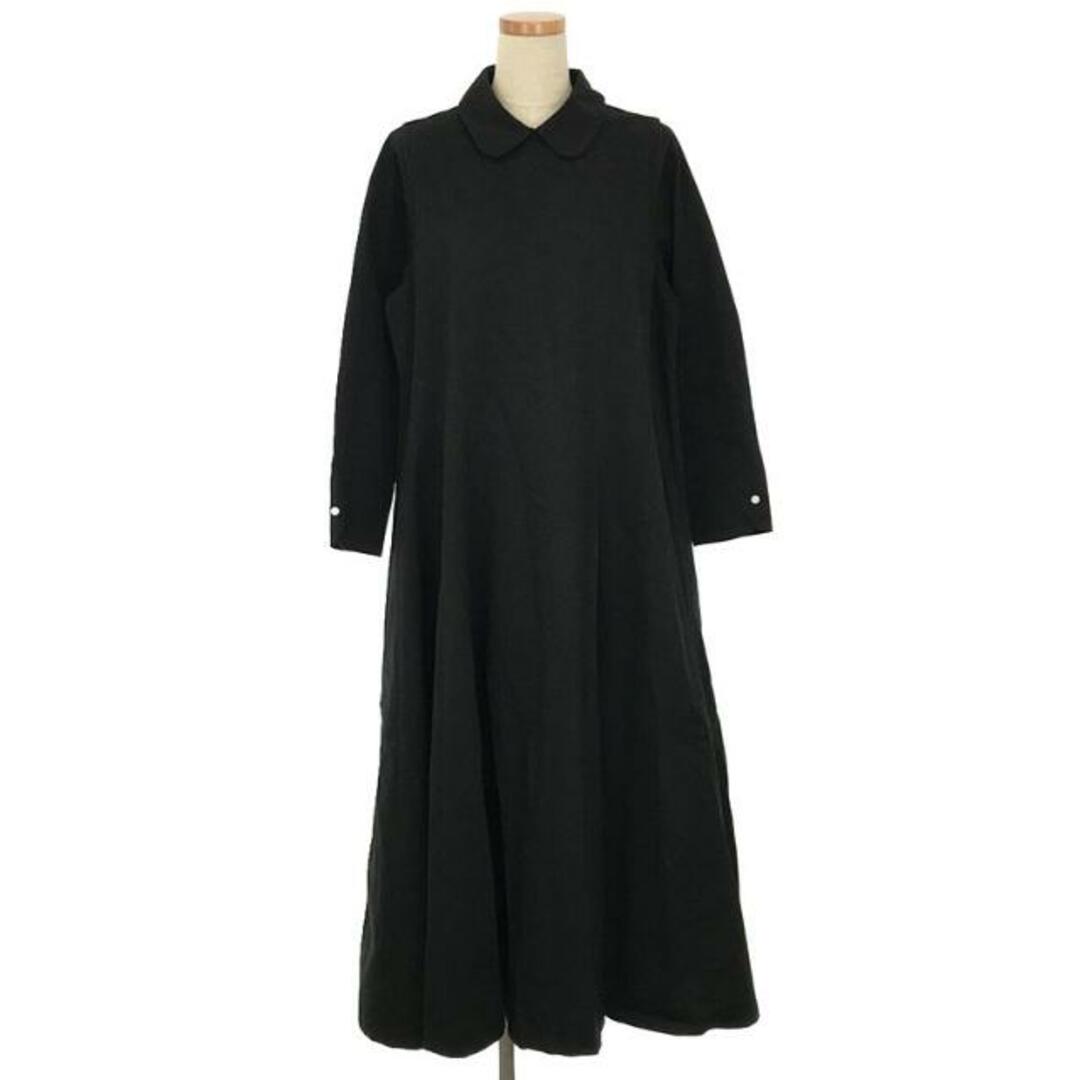 foufou / フーフー | THE DRESS #34 round collar flare dress ワンピース | 1 | ブラック | レディース