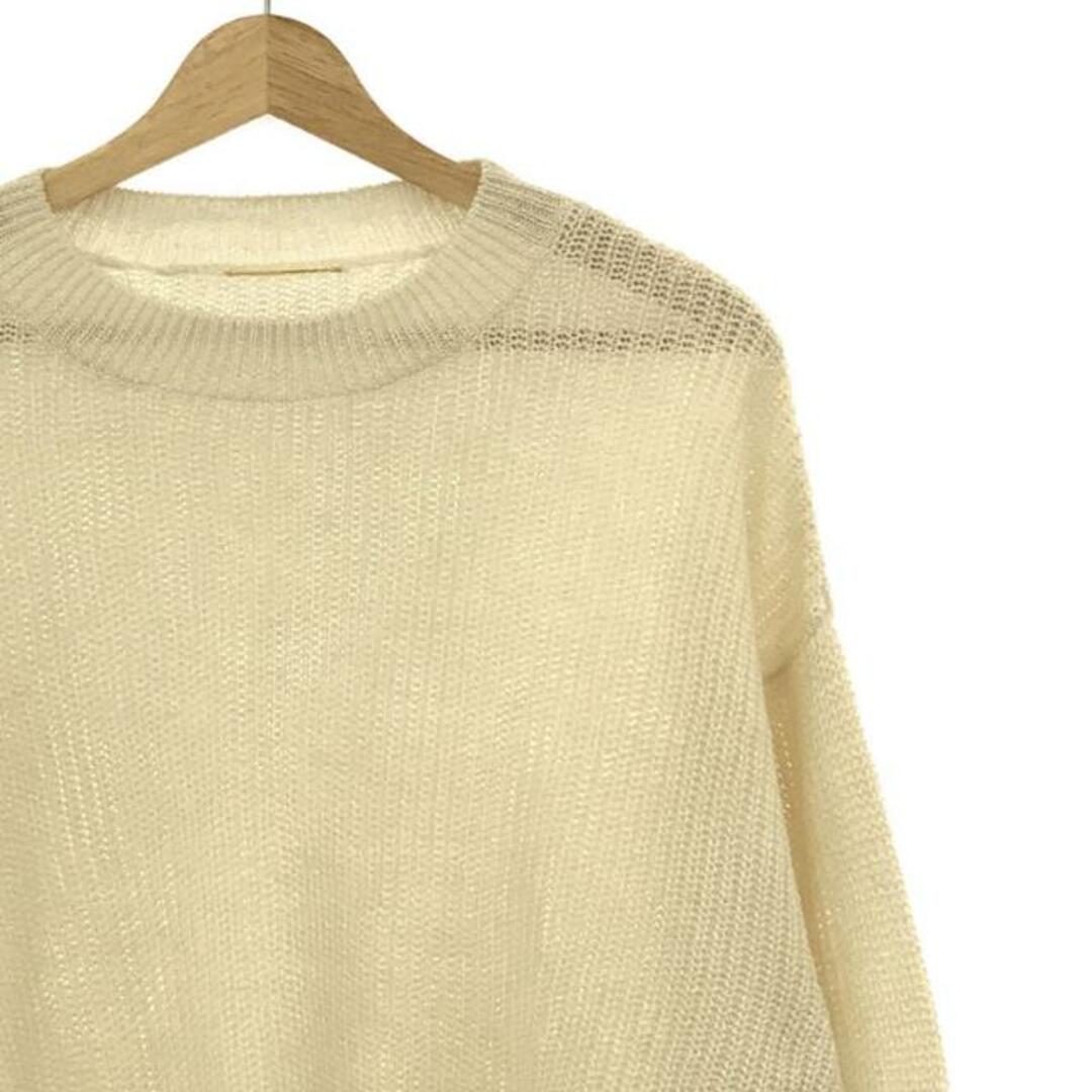 【美品】  L'Appartement / アパルトモン | 2023SS | LINEN BOYS KNIT リネン ボーイズ ニット | F | ホワイト | レディース 1