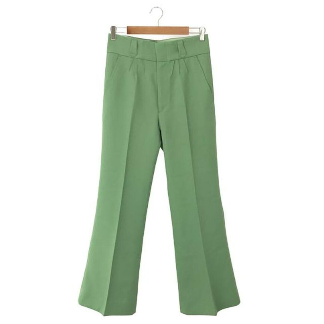 メンズ【新品】  SHIKITARI / シキタリ | PINTUCK MEGA FLARE SLACKS | M | グリーン | メンズ