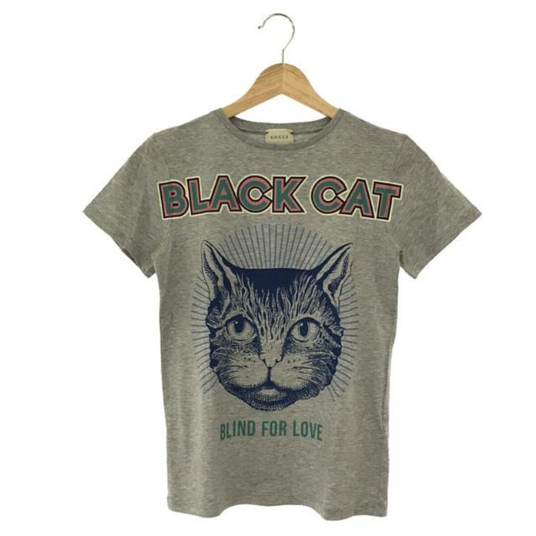 【美品】 GUCCI / グッチ | BLACK CAT Tシャツ | 10 | グレー | レディース | フリマアプリ ラクマ