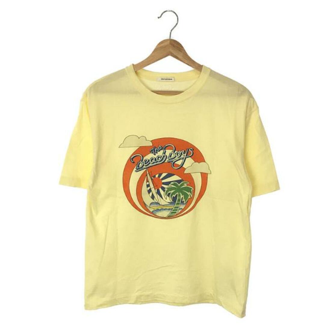 COUTURE D'ADAM / クチュールドアダム | 2022SS | BEACH BOYS VINTAGE PRINT Tシャツ | 38 | イエロー | レディース