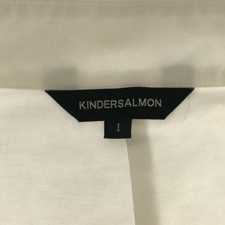 KINDERSALMON / キンダーサルモン | リネン ストライプ プルオーバーシャツ | 2 | ホワイト | レディース