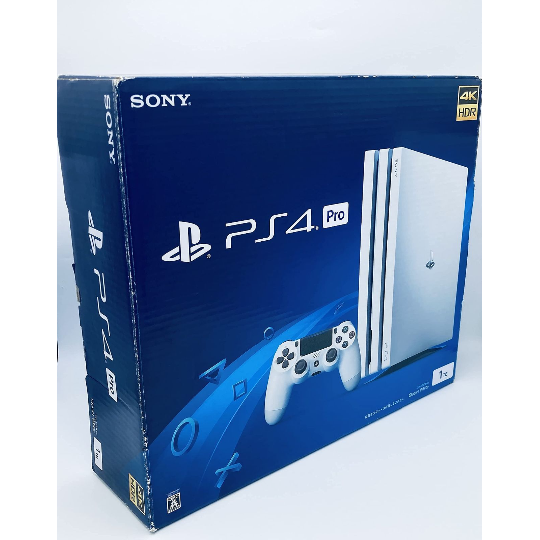 箱付 完品 PlayStation 4 Pro グレイシャー・ホワイト 1-