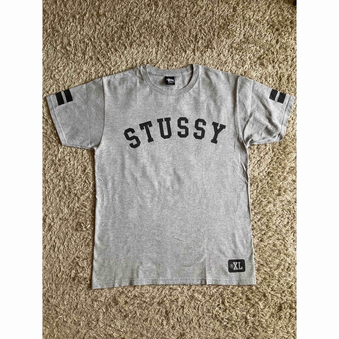 Stussy ロゴ Tシャツ グレー M