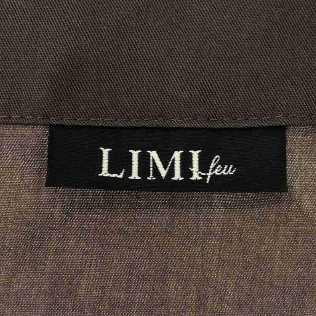 LIMI feu(リミフゥ)のLIMI feu / リミフゥ | 変形デザイン ワンピース | S | グレー | レディース レディースのワンピース(ロングワンピース/マキシワンピース)の商品写真