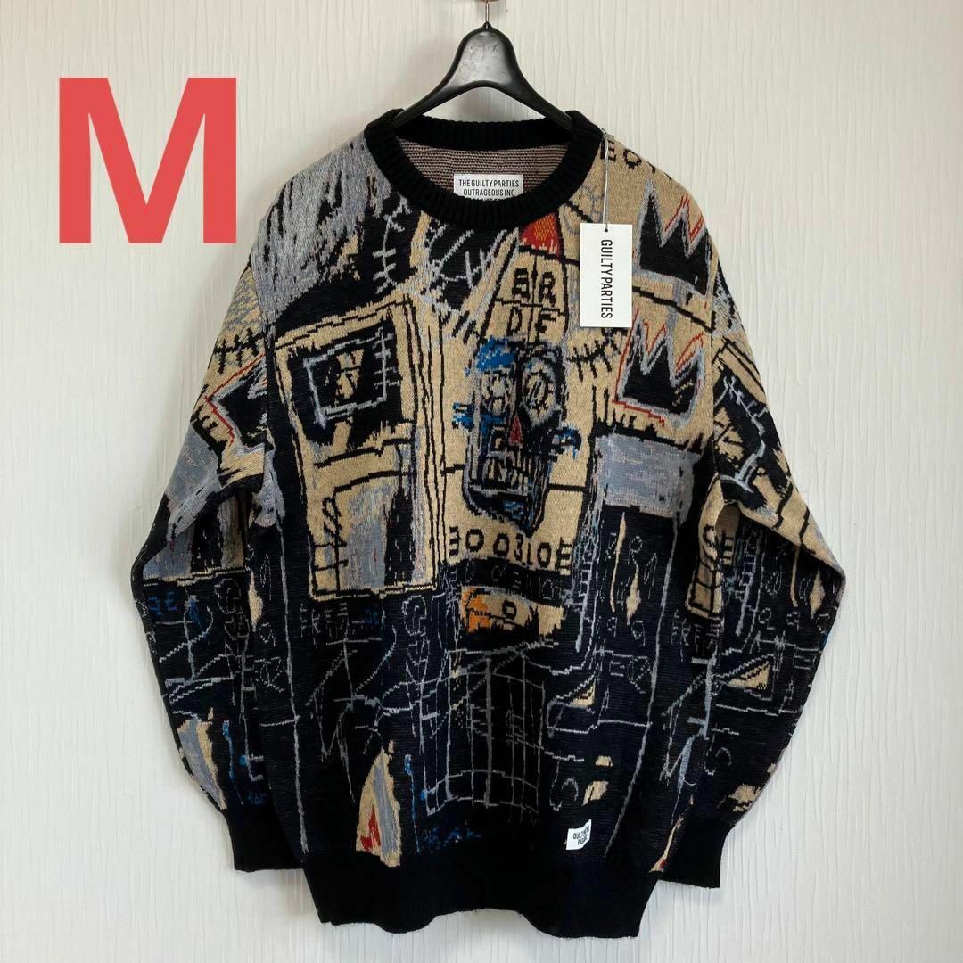 【WACKOMARIA】BASQUIAT KNITSWEAT／新品タグ付／送料込かんたんラクマパック商品状態