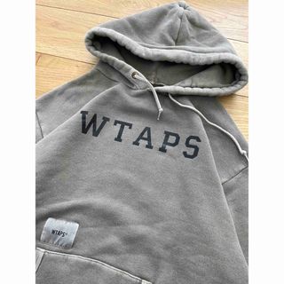 【極美品】WTAPS 19AW COLLEGE HOODED オリーブ Sサイズ