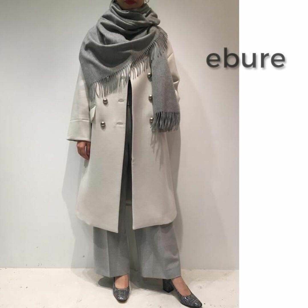 601*美品 エブール ebure Aライン ロングコート.