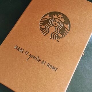 スターバックス(Starbucks)のスターバックス★MAKE IT yours AT HOME ノート★韓国★スタバ(ノート/メモ帳/ふせん)