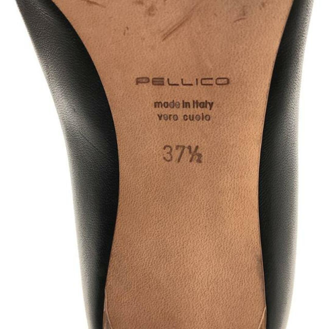 PELLICO(ペリーコ)の【美品】  PELLICO / ペリーコ | アネッリ ポインテッドトゥ レザー パンプス | 37 1/2 | ブラック | レディース レディースの靴/シューズ(ハイヒール/パンプス)の商品写真