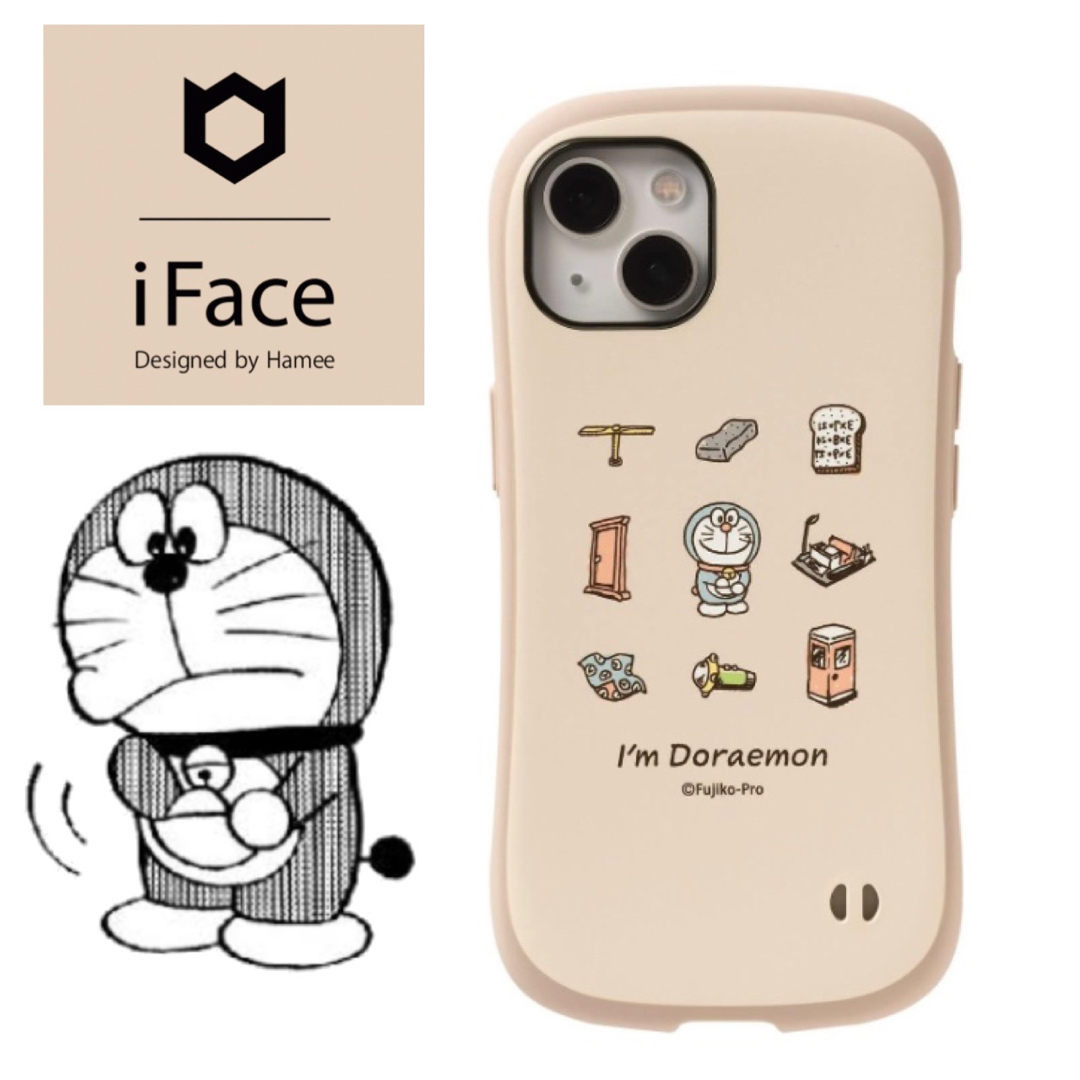 新品 iFace ドラえもん iphone13 かわいい ポケット スマホケース